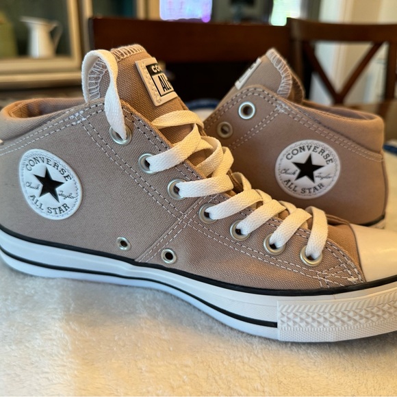 Converse All Star High-Top Sneakers - Light Brown - Picture 1 of 4